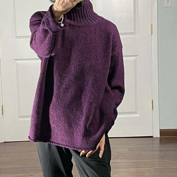 Naadam Mitza Marled Turtleneck Sweater size L - Picture 4 of 12